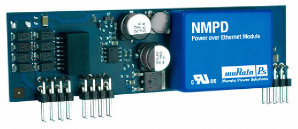 Murata’s power extraction modules have full functional compliance with IEEE802.3af Murata’s power extraction modules